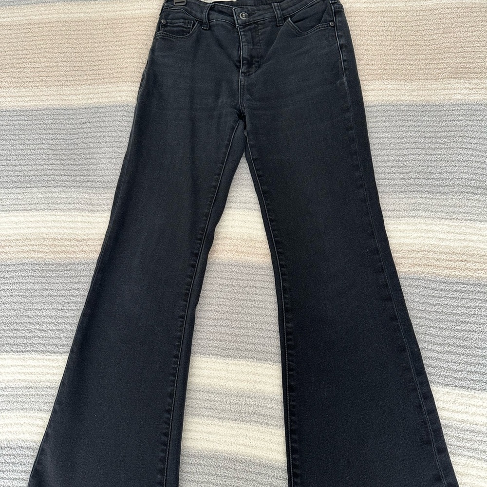 Women's Dark Blue Flared Jeans